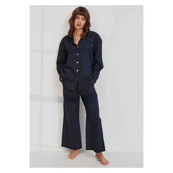 New! LUNYA Airy Cotton Long Sleeve Set PJ Pajamas - Picture 3 of 14